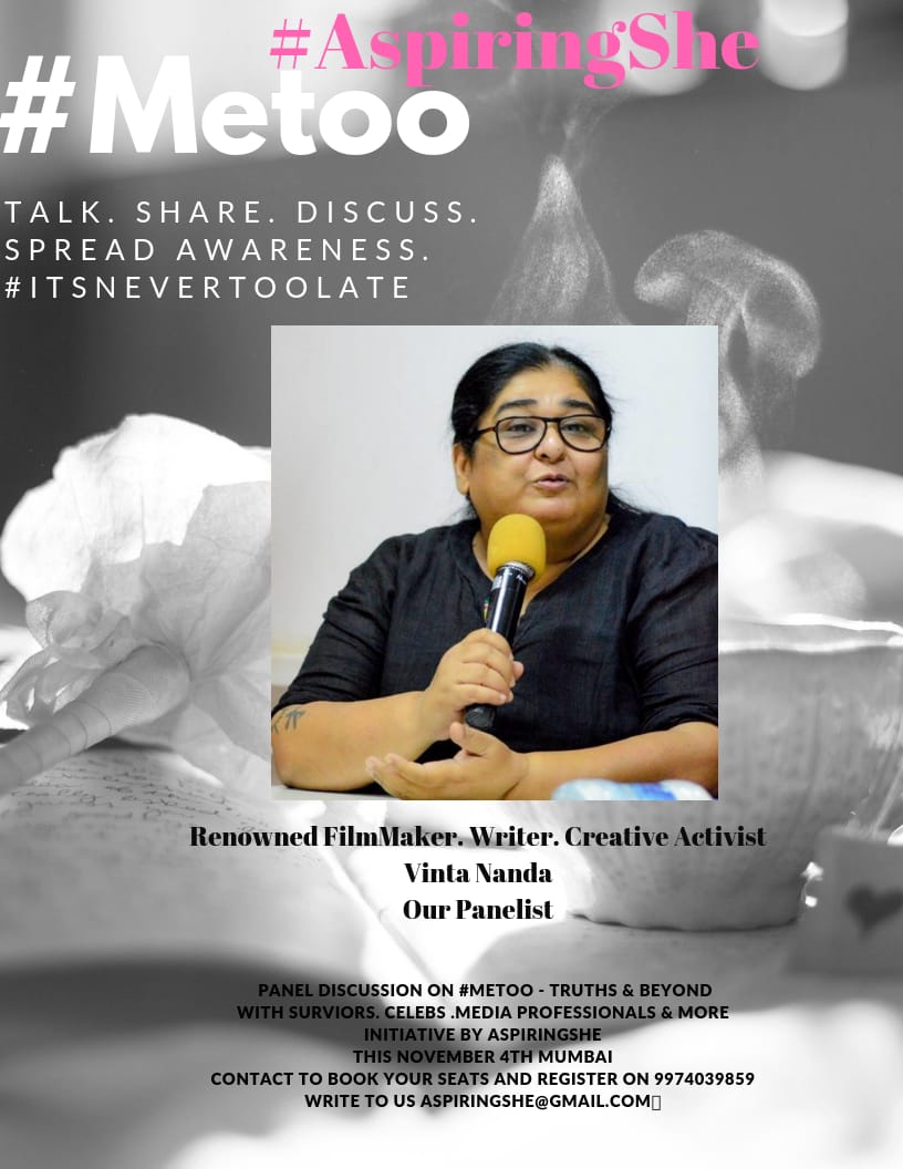 AspiringShe's tweet photo. 4th Nov, Mumbai, AspiringShe Panel Discussion. https://t.co/4aQTw4d3dh