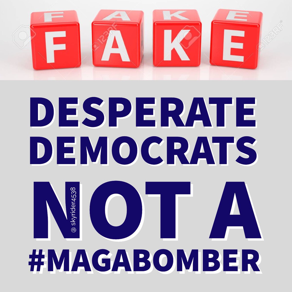 ๐๐๐ (@skyrider4538) on Twitter photo Not to make light of actions taken by #Sayoc , but Iโm not believing whatโs been revealed thus far. This looks like a poorly planned desperate attempt 2 make conservatives look bad 2 wks before the #2018Election. Too many contradicting evidence!
Not a #MAGABOMER
.<a href="/realDonaldTrump/">Donald J. Trump</a> Not to make light of actions taken by #Sayoc , but Iโm not believing whatโs been revealed thus far. This looks like a poorly planned desperate attempt 2 make conservatives look bad 2 wks before the #2018Election. Too many contradicting evidence!
Not a #MAGABOMER
.<a href="/realDonaldTrump/">Donald J. Trump</a>