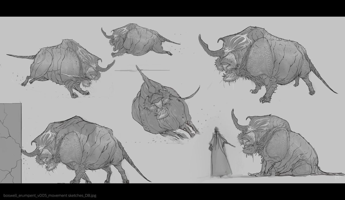 Sketches for Fantastic Beasts by Dan Baker, one of the Framestore Art Department Artists who'll be part of the recruitment team at IAMC19 - Get your Portfolio ready ; https://t.co/3cD1jl2RWj 
