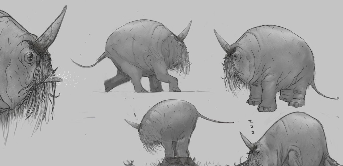 Sketches for Fantastic Beasts by Dan Baker, one of the Framestore Art Department Artists who'll be part of the recruitment team at IAMC19 - Get your Portfolio ready ; https://t.co/3cD1jl2RWj 