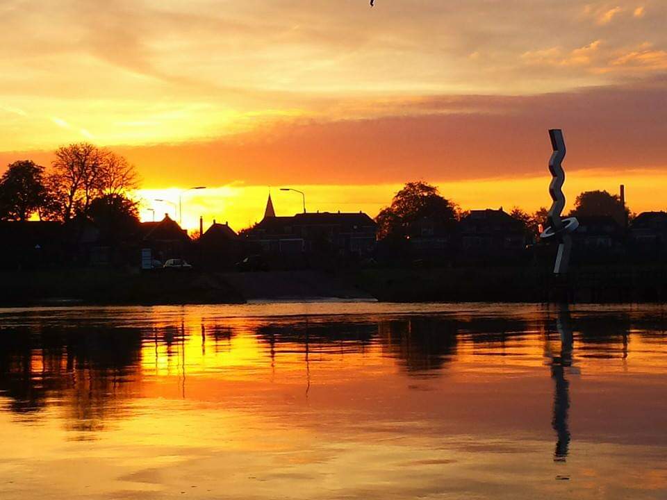 Fietsen naar mijn werk in #Olst aan de #ijssel is altijd fraai,maar soms net wat fraaier.