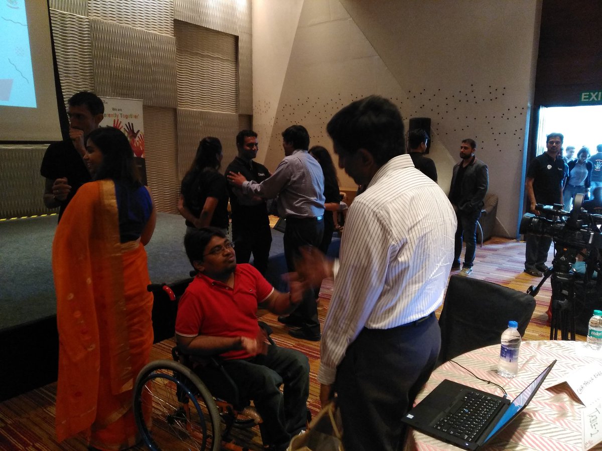 skillenza's tweet photo. Participants after a great session at #ConneXion an initiative by @SocGen_India @skillenza #DifferentlyTogether #inclusion https://t.co/jVbTswiDfO