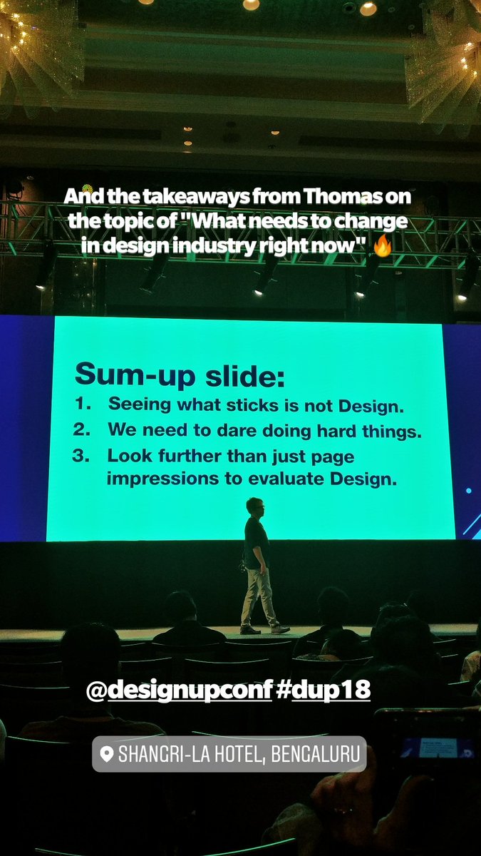 sankalpdomore's tweet image. And the takeaways from Thomas on the topic of "What needs to change in design industry right now" 🔥

@DesignUpConf #dup18 #design #DesignUp2018
