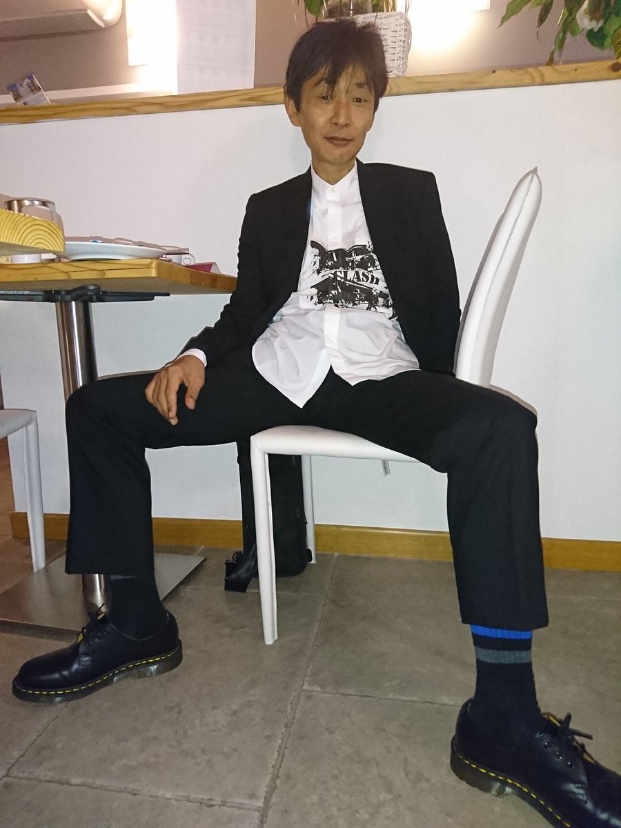 tadashionishiz's tweet image. we're ready for the Festival!! here's the President of jury!!
食堂にて
#voidtokyo #Trieste #TPD2018