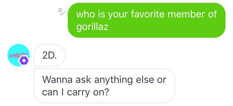 MurdocFACTS's tweet photo. Murdoc's favorite member of gorillaz is 2D https://t.co/EUDMaXSN9w