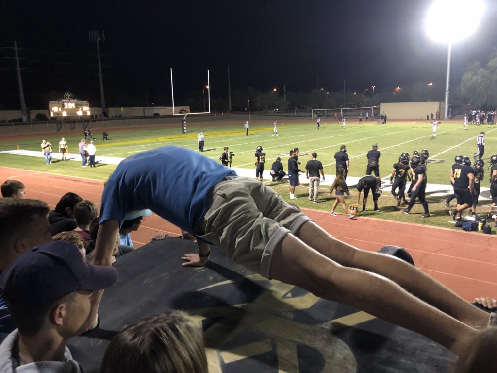 AJHS Student Section tweet media