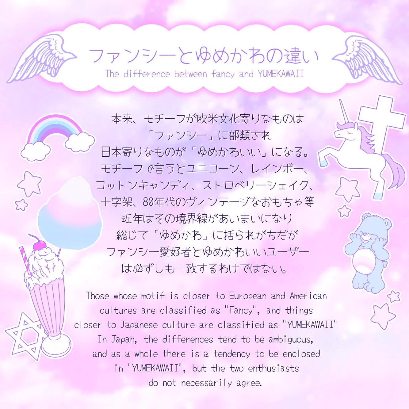 あなたは分かる？ゆめかわいい、ファンシー、病みかわいいの違い