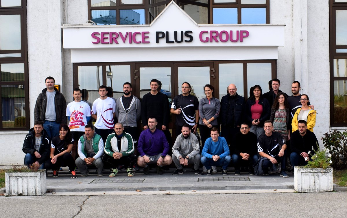 ServicePlusIT's tweet photo. #spwayoflife mean creativity, agility and vision. Under this motto we are celebrating life.
Last week we had 200m running race around our building. Our colleague Marko won it with unbelievable 28,05 Seconds! https://t.co/nLLDMrrtEn
