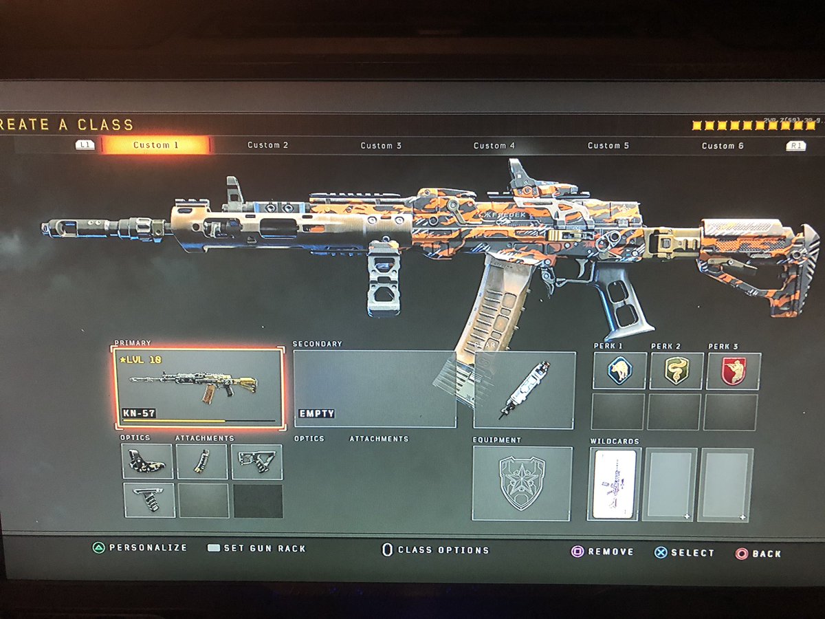 Finally onto the KN-57 solid weapon even better with rapid fire! 🔥 3-5 for assault rifles complete. #BO4