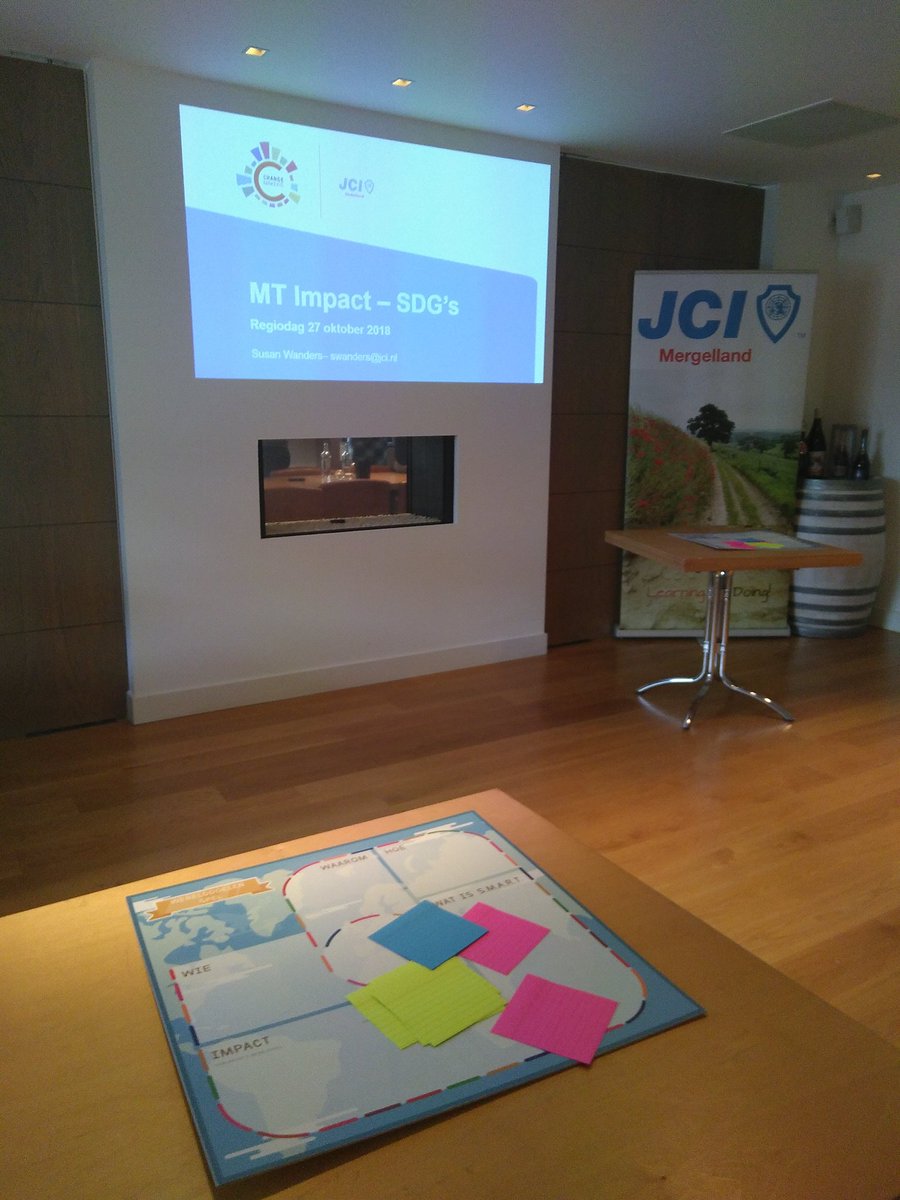 Good2ConnectNL's tweet image. Straks het #werelddoelenspel spelen met #JCI in #limburg, zin in!