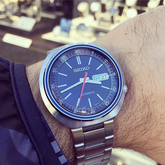 Men's Recraft Stainless Steel Blue Dial Watch | Seiko SRPC09 |  WorldofWatches.com | World of Watches