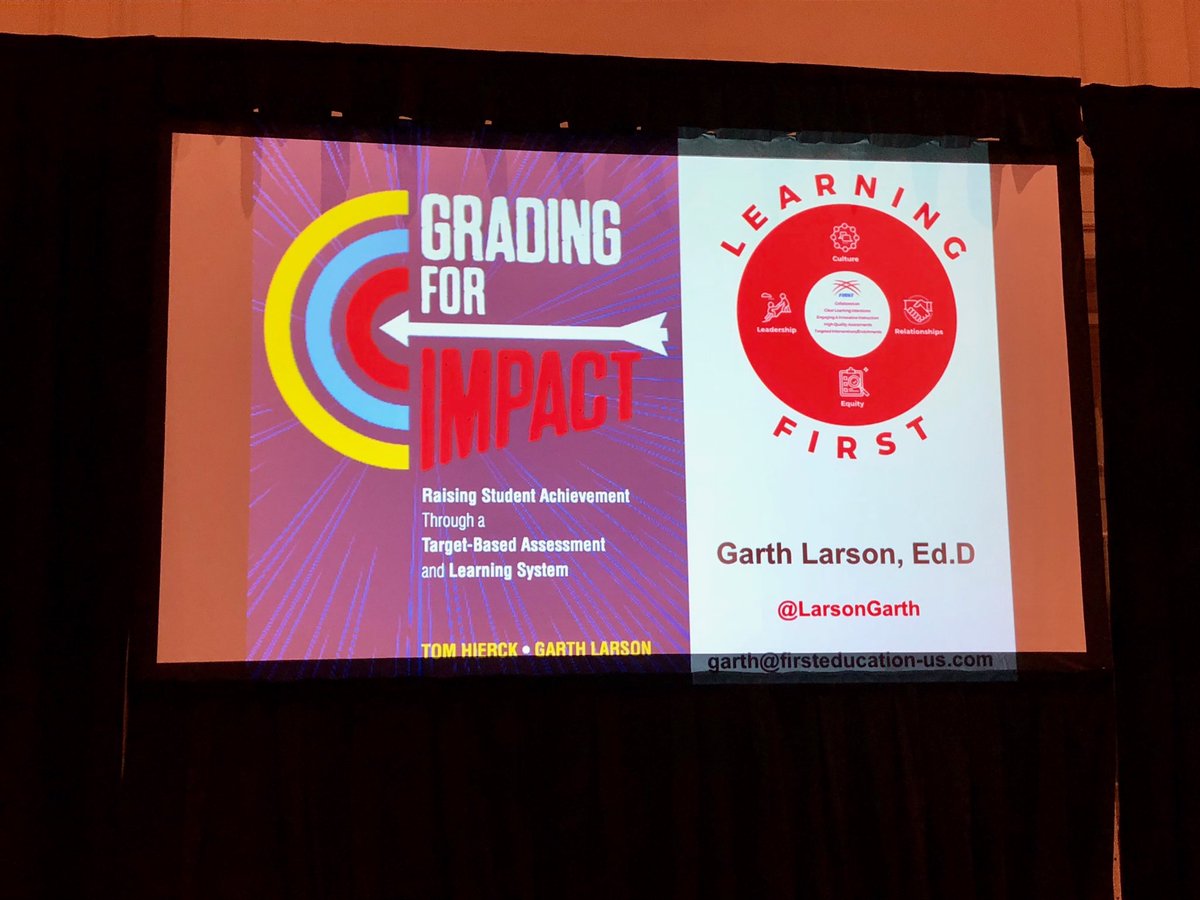LarsonGarth's tweet image. Ready to talk about #GradingForImpact at #AMLE2018! #LearningFIRST ⁦@1stEdResources⁩