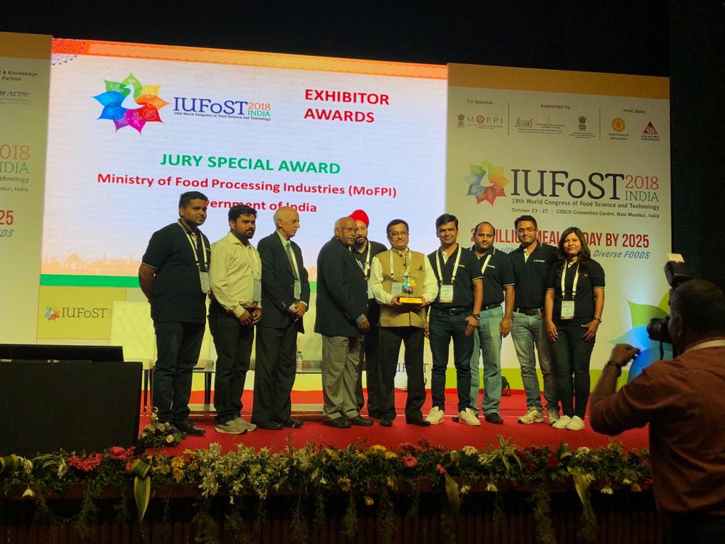 Kudos to Team IndiFoss 
Winner of Best Design Award 
<a href="/IUFoST2018/">IUFoST 2018</a>