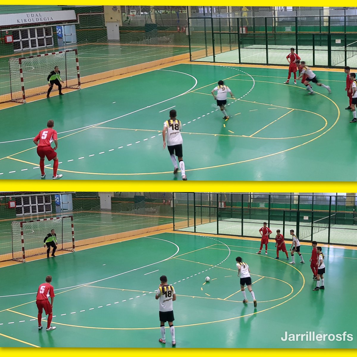 jarrillerosfs's tweet photo. Segunda jornada,segundo empate para nuestro #juvenilB. 1-1 vs #Meatzari gaur #ZubiAlden. Gola: Raúl Sampayo 👏🏼👏🏼👏🏼
#Futsal #AretoFutbola #Jornada2 #SegundaDivisión https://t.co/C5QvjzdmBw