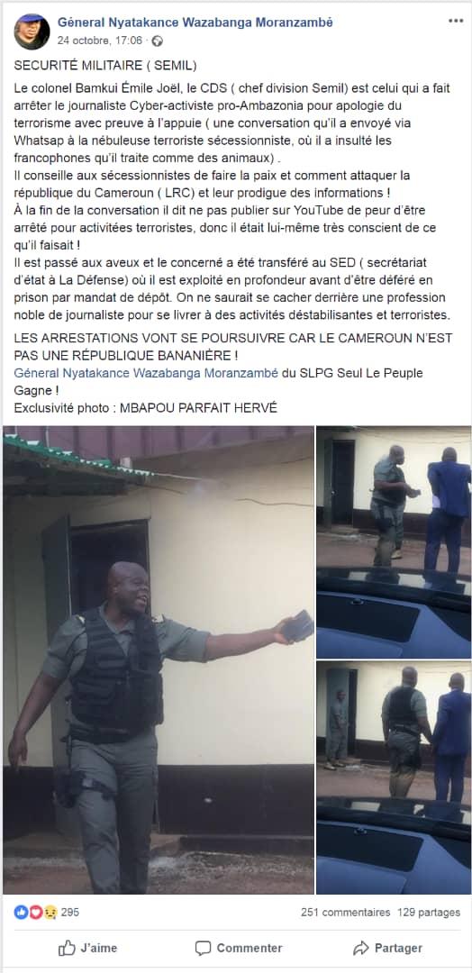 Conscience-#Cameroun|Kidnapping-Sequestration du WebJournaliste Michel Biem Tong|#Alerte005
L'ONG MANDELA CENTER FAIT UNE MISE AU POINT ET ALERTE SUR CETTE AUTRE AFFAIRE DE VIOLATION DES DROITS HUMAINS ET DE LA PRESSE PAR LE RÉGIME BIYA
Sign petition
chn.ge/2Rf8wdx