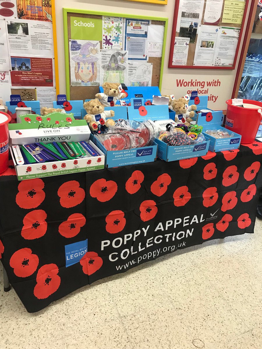 Visit the POPPY  APPEAL @ Tesco, Irlam