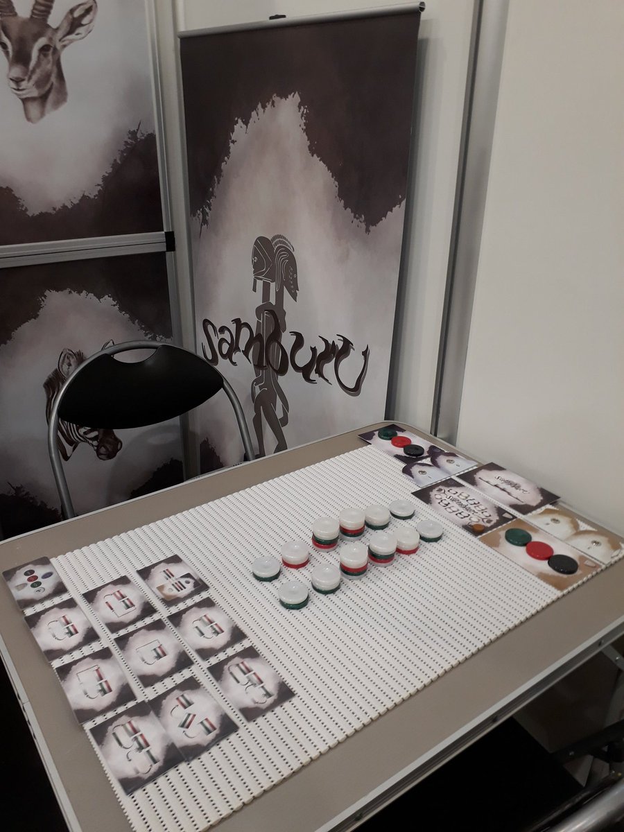 My first demo at Essen ever! <a href="/serengetigame/">HAL-13</a>