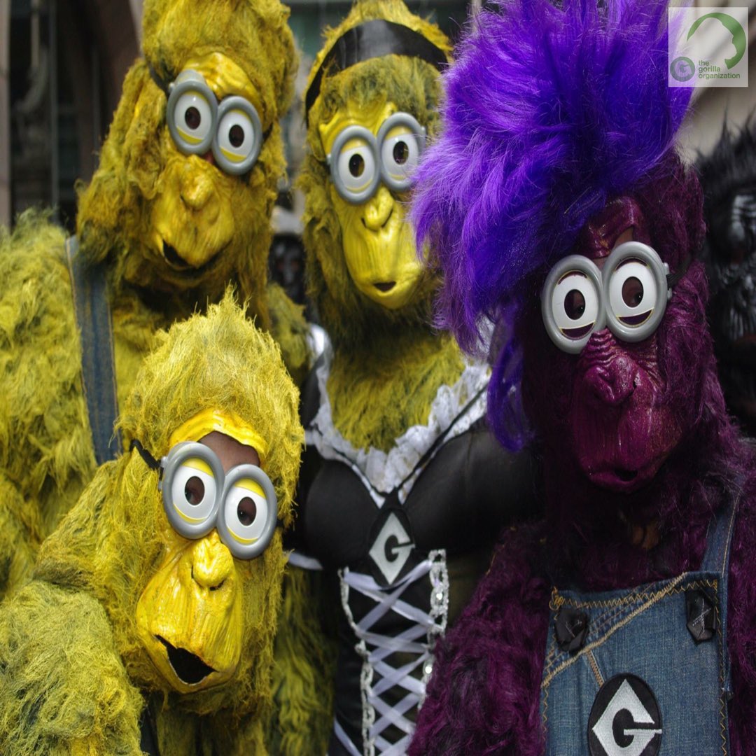 What’s everyone going dressed as for Halloween this year?

If you’re joining us <a href="/LondonMarathon/">TCS London Marathon</a> 2019, Halloween is an excellent fundraising opportunity!

‘£2 to see the spooky gorilla!’

Form a troop &amp; break your fundraising down

To find out how you can join: events@gorillas.org