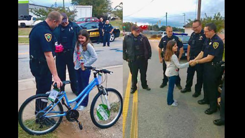 10-year-old girl who did right thing is rewarded by Greenville deputies bit.ly/2OT5D5y