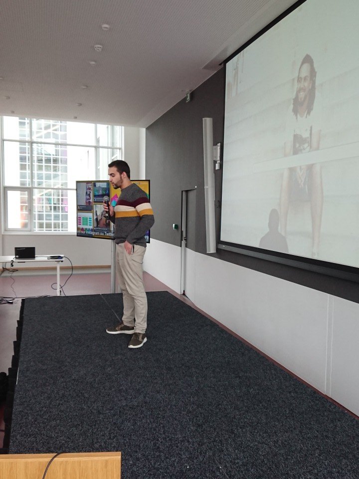 Becode on pecha kucha rehearsal to prepare a wonderful afternoon at #vol1830 #pkliege