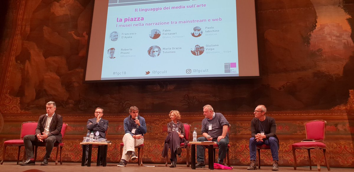 Nicolette Mandarano (@mandaranon) on Twitter photo Inizia La Piazza e si parla di #musei e #web con Maria Grazia Tolomeo, Francesco D'Ayala, <a href="/fabio_fornasari/">fabio_fornasari</a> @Iabicus <a href="/Giuliano__Volpe/">Giuliano Volpe</a> e <a href="/Buzzkanio/">roberto pisoni</a> #fgcult18 Inizia La Piazza e si parla di #musei e #web con Maria Grazia Tolomeo, Francesco D'Ayala, <a href="/fabio_fornasari/">fabio_fornasari</a> @Iabicus <a href="/Giuliano__Volpe/">Giuliano Volpe</a> e <a href="/Buzzkanio/">roberto pisoni</a> #fgcult18