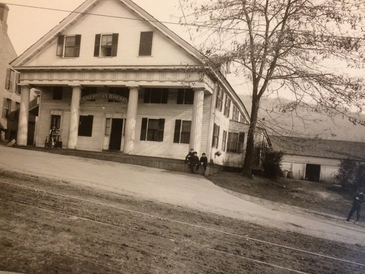BrattHistSoc's tweet photo. The American House on Main Street served as the Vermont Governor’s office during the Civil War while Brattleboro’s Frederick Holbrook was governor. https://t.co/eYIUWyA6Zj