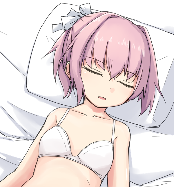 不知火(艦これ) 「( ˘ω˘)スヤァ 」|柿崎のイラスト