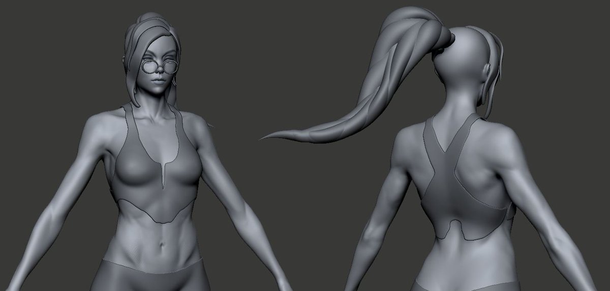 gohoucha's tweet photo. Colt WIP~ she went to gym! unfortunately cannot see her muscle after dressing up!

#콜트 #세븐나이츠 #sevenknights #セブンナイツ https://t.co/hmD5i5LoYm