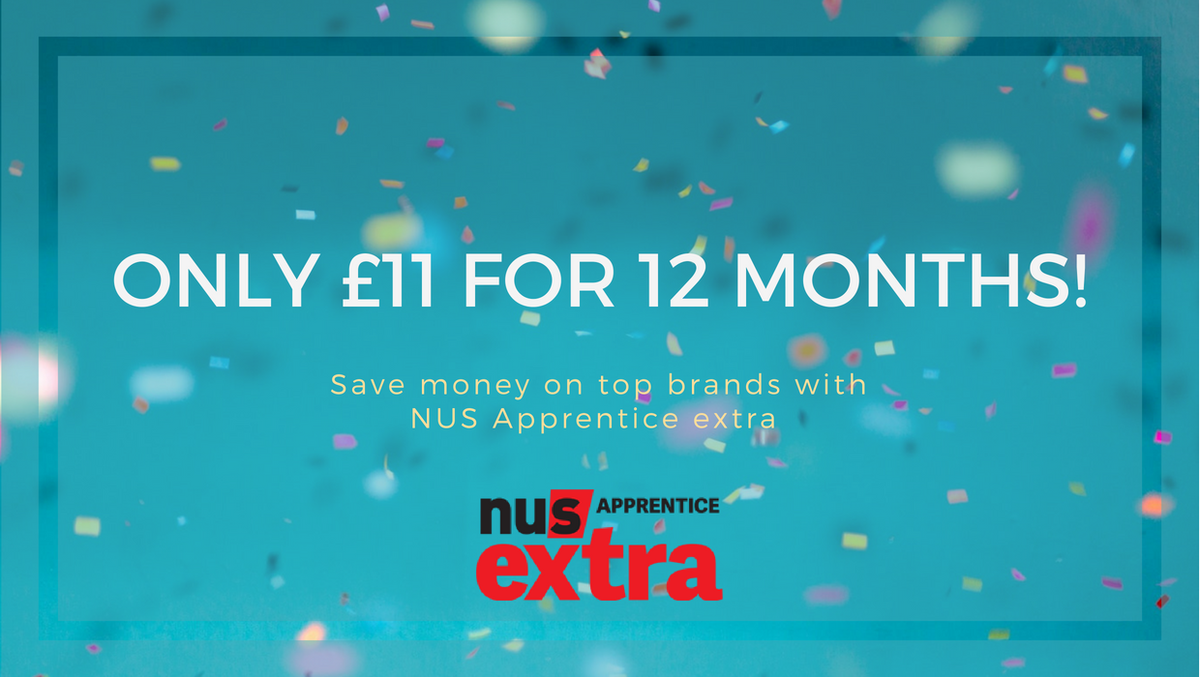notgoingtouni's tweet photo. 🤑Don't Break The Bank! Sign-up for an #NUSApprenticeextra card, the #discount card for UK #apprentices with loads of discounts in-store and online. See here: https://t.co/1o9EfU5k8a https://t.co/boQamEqYxA