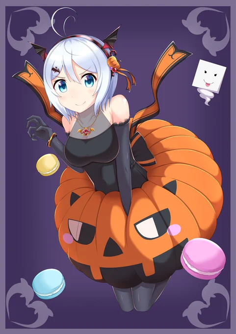 ハロウィン衣装なシロちゃん
#SiroArt 