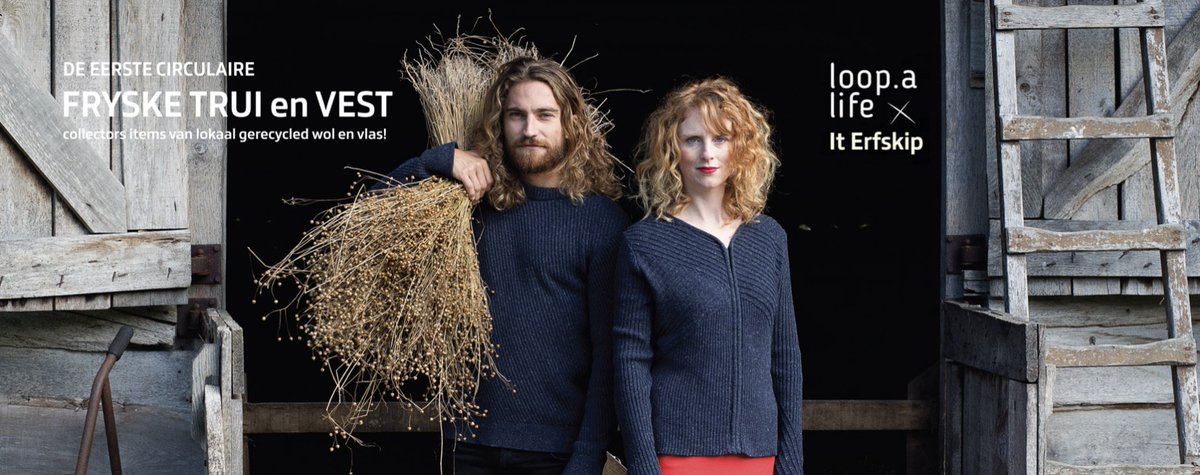Al plannen dit weekend? Ga naar #Eindhoven! It Erfskip en <a href="/loopalife/">Loop.a life</a> staan op  <a href="/dutchdesignweek/">Dutch Design Week</a>. De #FryskeTrui is er te zien en te passen. In #Yksi #ddw18 <a href="/OmrinFriesland/">OmrinFriesland</a> <a href="/rabobank/">Rabobank</a> <a href="/leeuwarden/">Leeuwarden</a> <a href="/Thialf/">Thialf</a> <a href="/legerdesheils/">Leger des Heils</a> <a href="/LF2018/">Castello</a> #circulair frysketrui.frl