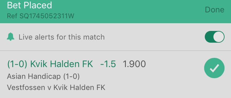 kbtips_'s tweet photo. 📱#INPLAY 
💸 Stake 1% of your bankroll 
🇳🇴 Norway https://t.co/nFdpKXCeKq