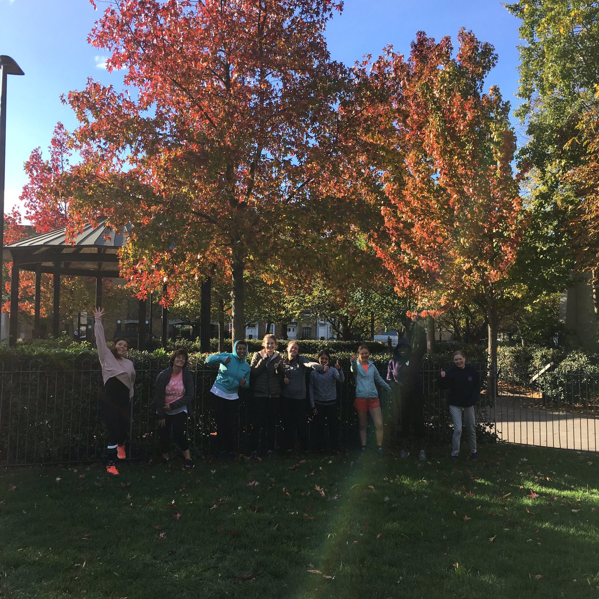 I’m baaaack! 😀 feeling the autumn vibes in <a href="/OurParksUK/">Our Parks</a> classes today! #turnuptoneup