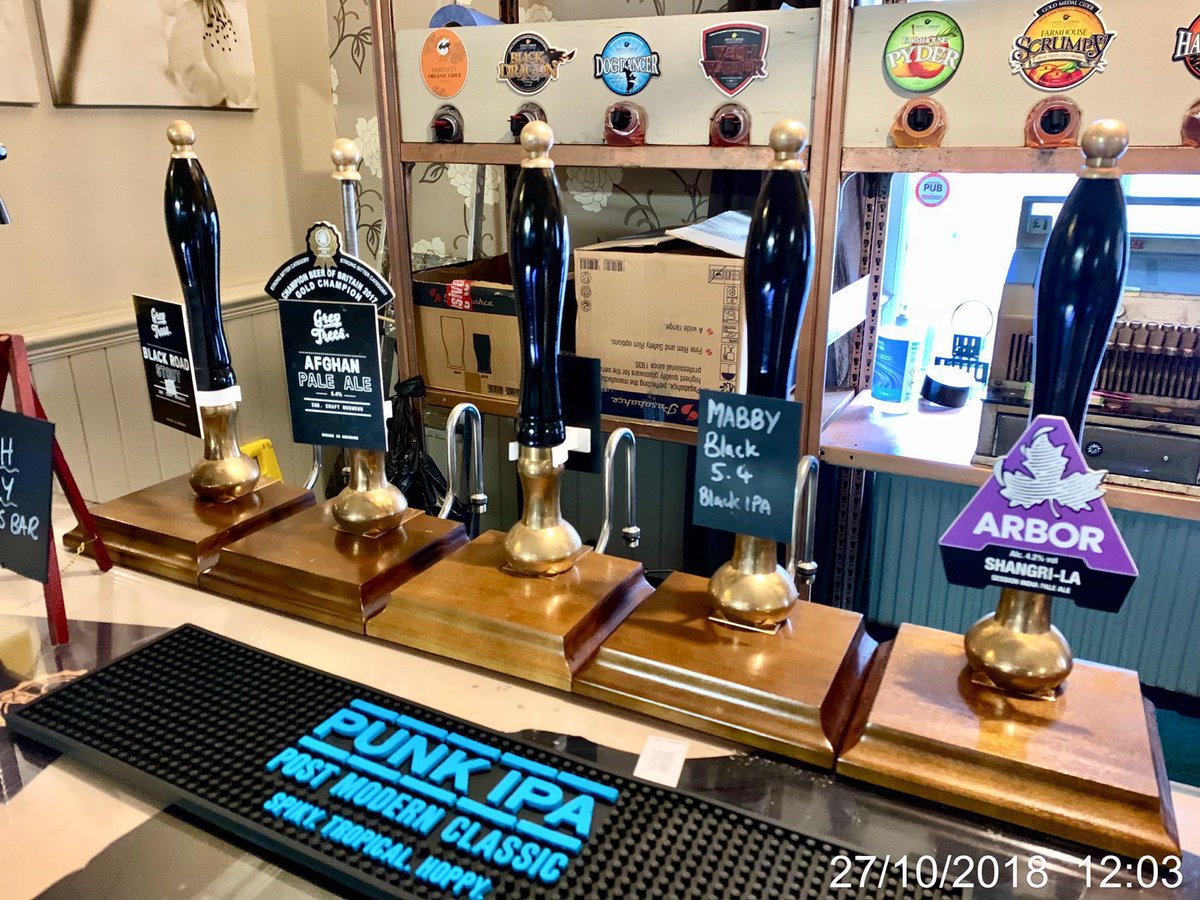 rwnash's tweet photo. There seem to be some excellent Fine Ales at the Oct-12-Bar Fest st the @theotley #beer #bier #ale #treforest https://t.co/MfLa3RAM1p