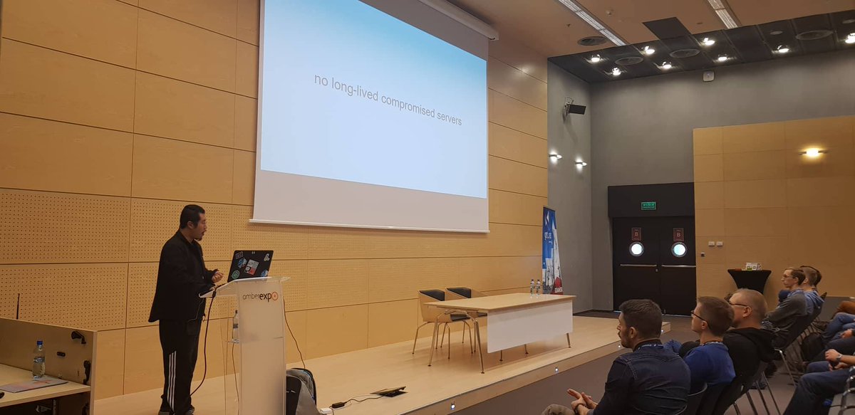 About security in the serverless world you could hear from <a href="/theburningmonk/">Yan Cui</a> 👏
How great that was? :D