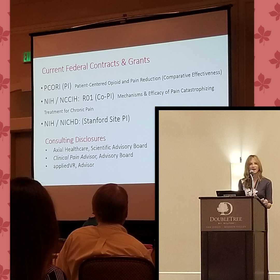 JSilsbyPsyD's tweet photo. @BethDarnall Presenting now at the Fall Conference. @Stanford research is fantastic! Considering effectiveness of #mindfulness &amp; the outcomes of #CBT, this seems to lead to #DBT as another avenue for #painmanagement. #science #mentalhealthfirst #Prevention #pain @SDPsychologists https://t.co/3Ot5eFhtcB
