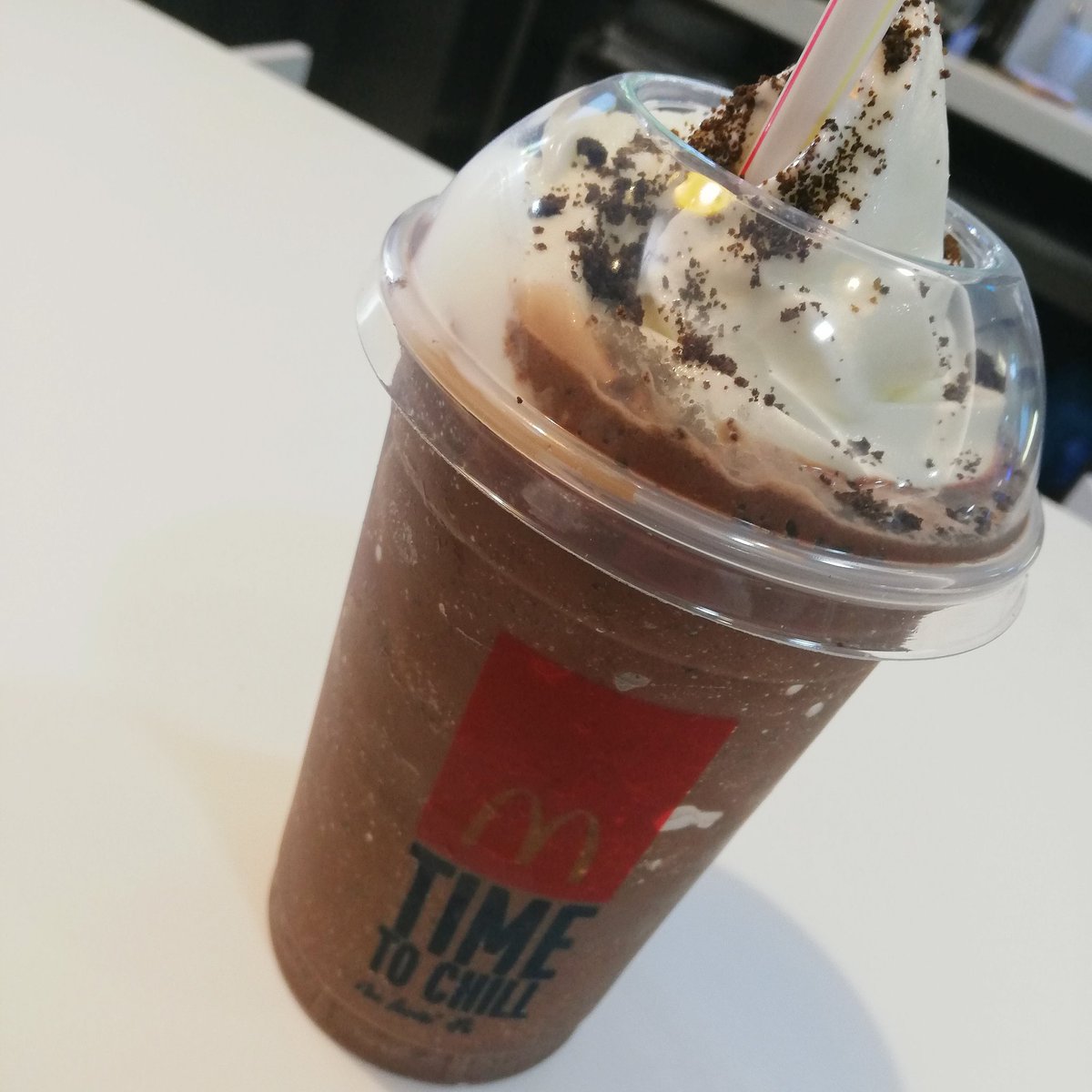 Nates_Bester's tweet image. A must have drink for this summer @McDonalds_SA #FrappeVibes #SummerDrink