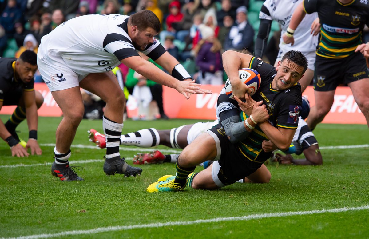 redhatphoto's tweet photo. @SaintsRugby half-back pairing notch up another win and score a try each - played @JaamesGrayson10 @alexmitchell97 😇 #Saintsfuture #redhatontour https://t.co/G6Ii15DFYl