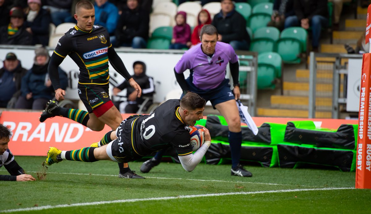 redhatphoto's tweet photo. @SaintsRugby half-back pairing notch up another win and score a try each - played @JaamesGrayson10 @alexmitchell97 😇 #Saintsfuture #redhatontour https://t.co/G6Ii15DFYl