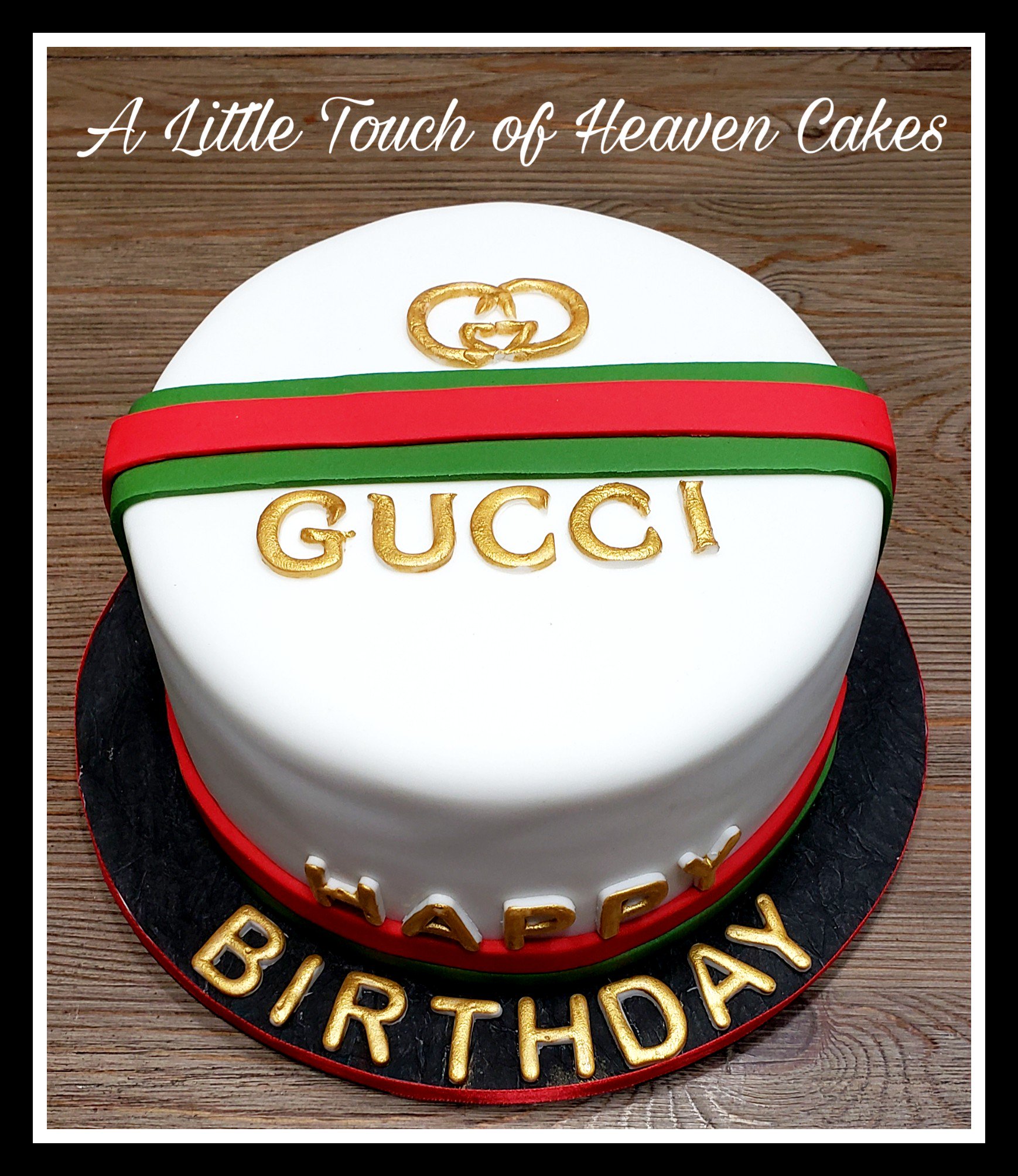 Gucci Birthday Cake - Happy Tiers Cake Designs