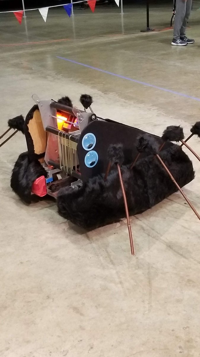 Spider Robot, Spider Robot, your friendly Spider Robot. Thank you National Museum of the Air Force for the invitation to demo our robot.  <a href="/AFmuseum/">National Museum USAF</a>   <a href="/FRCTeams/">FIRST Robotics Competition</a>  @WPAFB_FRC  #omgrobots