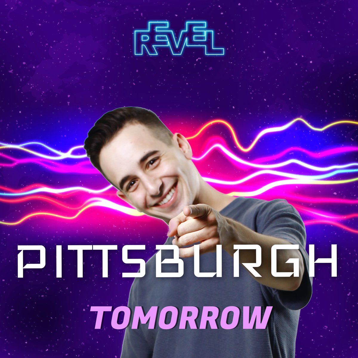 PITTSBURGH! See you tomorrow!! 🤙🏼💜🎉