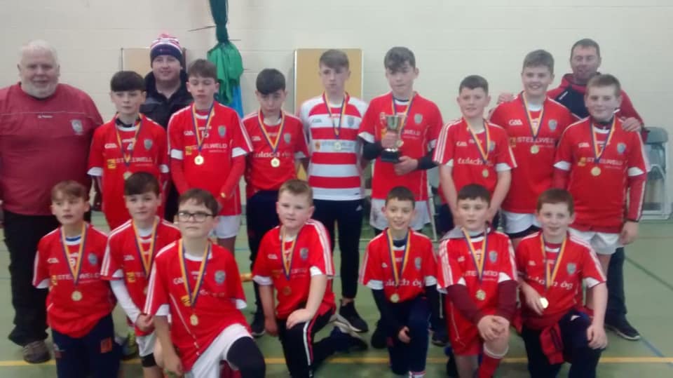 HISTORY MAKERS 🔴⚪️Well done to our u12 boys who have lifted the clubs first trophy in the Cúchulainn an Ghleanna tournament this morning. A well deserved victory to a great group of lads who have shown great commitment over a long hard season. 🏆🏅👏