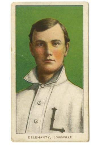 ALandsbrook's tweet photo. 1909-1911 #T206 #SweetCaporal Frank Delehanty, Louisville (Southern League) #baseballcards #baseballmemorabilia #tobaccocards https://t.co/odWUauUL22 https://t.co/91eINUaEe5