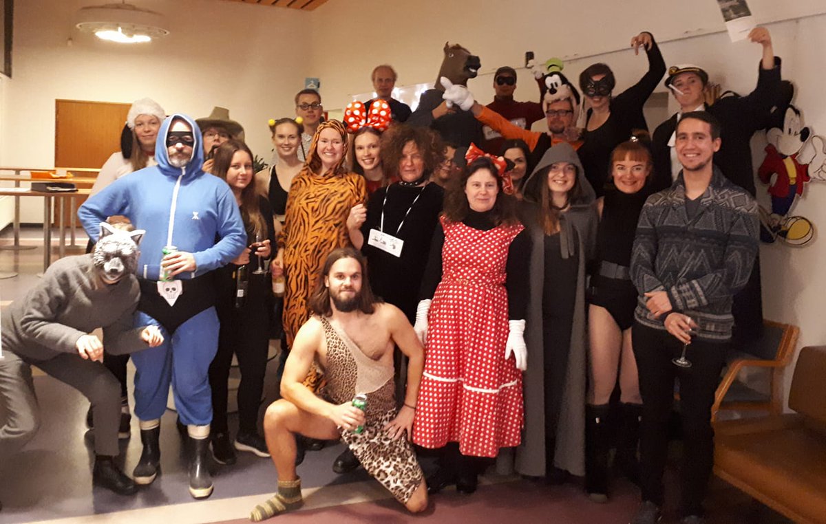MinnaKaljonen's tweet photo. May I introduce you to my lovely workmates @SYKEint. #researher #life #revealed (Thanks @EevaPrimmer for the pic) https://t.co/p8cXMFQ9Cx