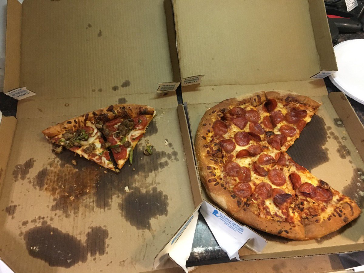chrome_shop's tweet image. Pizza day up here at the chrome shop. #lunchtime #fatkidproblems