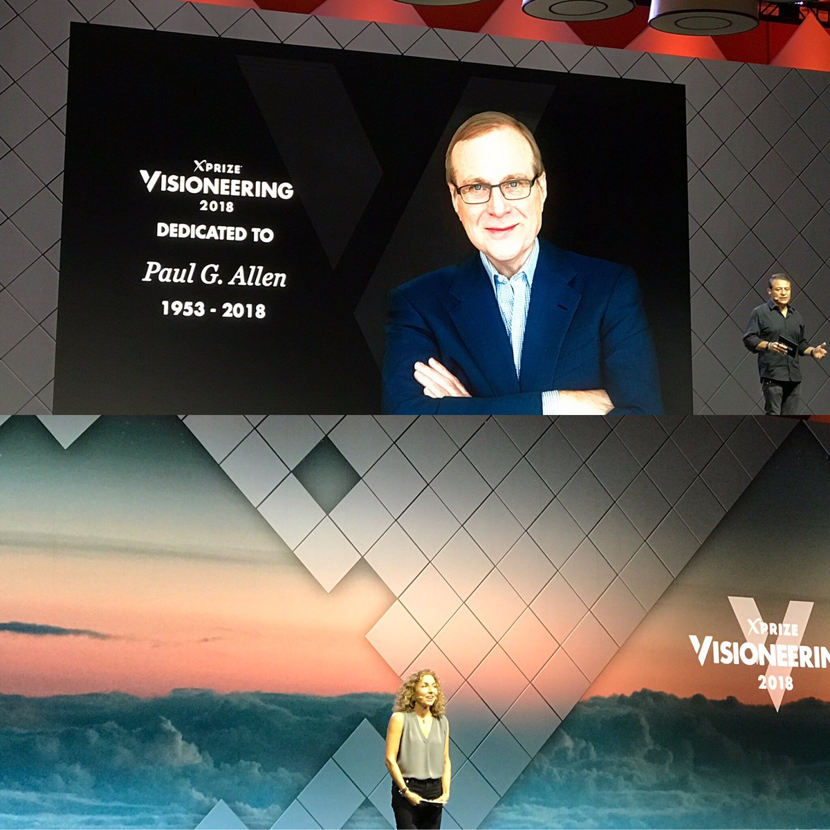esrailian's tweet photo. #riseandgrind 💪🏼Wake up & do something awesome 2 make the 🌎 better! We R truly blessed 2 be here. Don’t waste a second! ... TBT inspirational friends @PeterDiamandis & @AnoushehAnsari @ our #visioneering2018 event 4 @xprize #neverquit #maketheimpossiblepossible 🙏🏼#belegendary 👊🏼 https://t.co/FoxHI7bn71