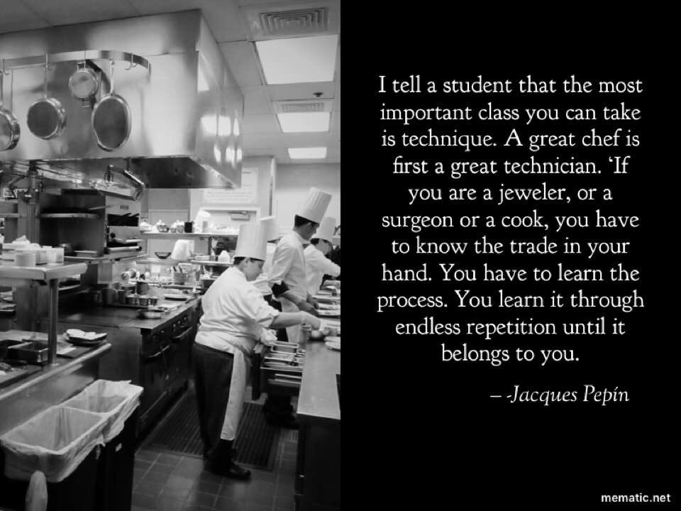 I could not agree more........master your craft, don’t strive to be the master.  That leads to the dark side.......