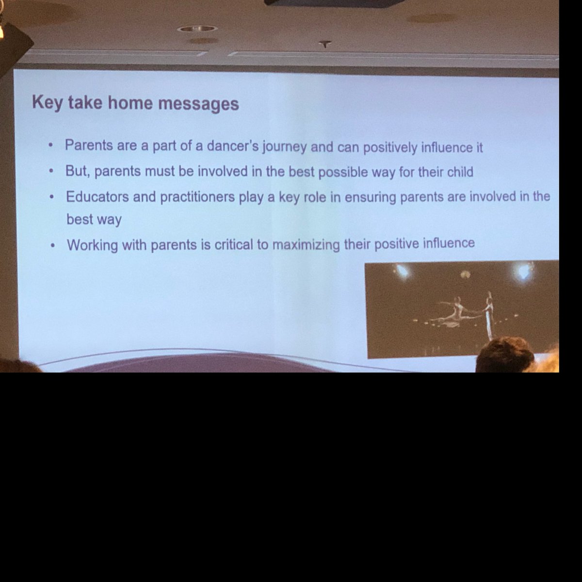 #IADMS2018 highlight so far @cjknight excellent session on supporting and enabling parents in dance to support and enable their childre. As a mum and an educator I feel reaffirmed, inspired and hopeful!!