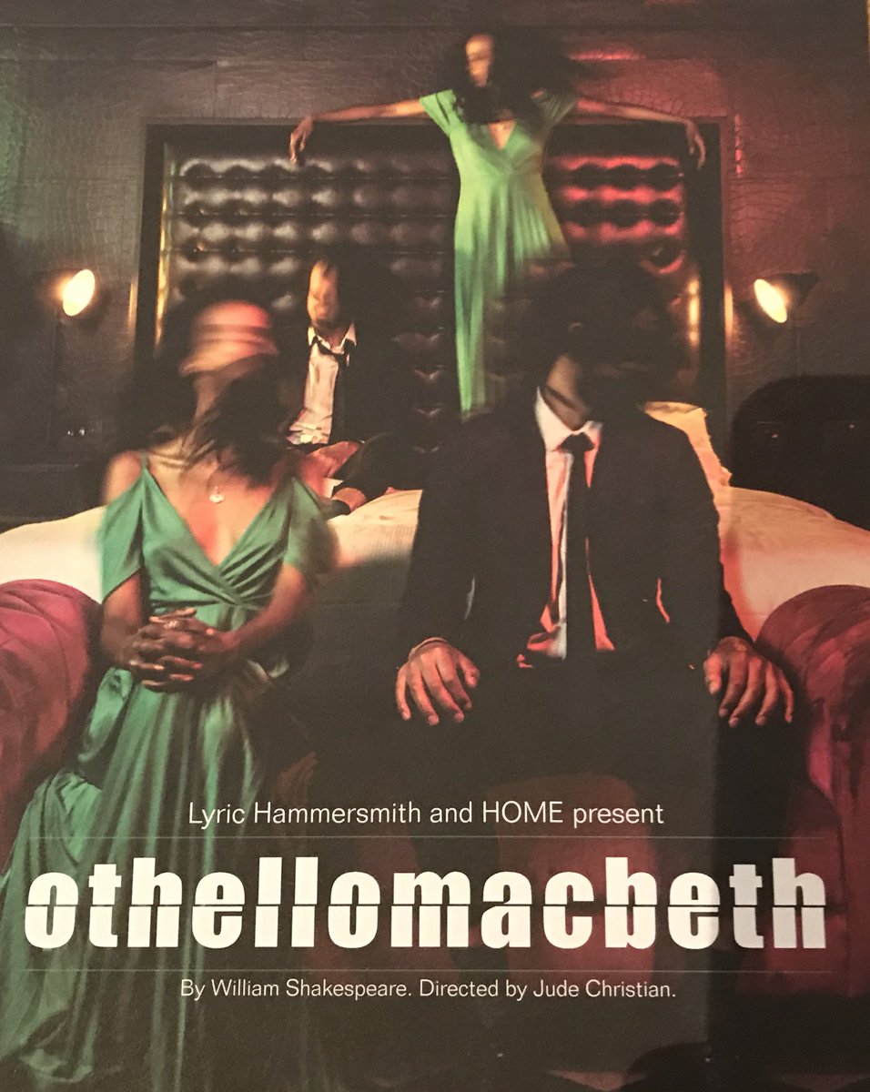 BardolphsNose's tweet photo. This afternoon, we find ourselves seeking shelter from the cold wind @LyricHammer for a double dose of reimagined #Shakespeare in the form of #Othellomacbeth - that’s double the dose of tragedy, doom &amp; despair.... https://t.co/9fhDZRcPvV